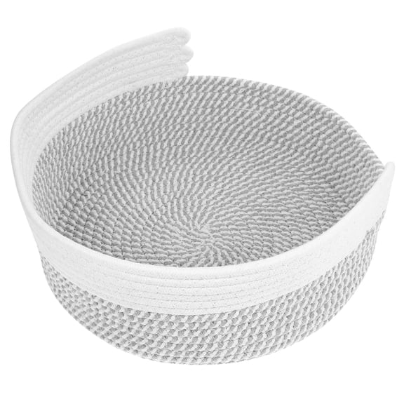 Amosfun Stylish Grey Cotton Rope Cat Bed Indoor Comfortable Pet Nest