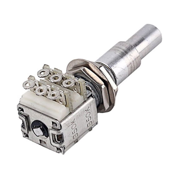 Amosfun Guitar Tone Potentiometer Guitar Bass Pots Stacked Concentric Metal 1Pcs