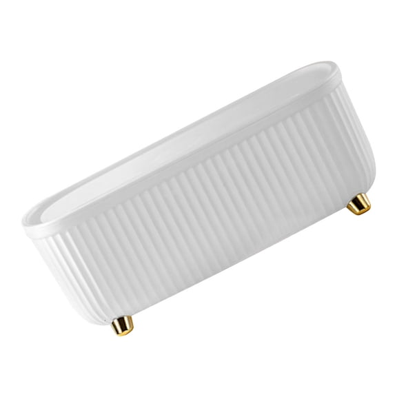Amosfun Home Cable Management Box in White ABS with Large Capacity and Lid Design