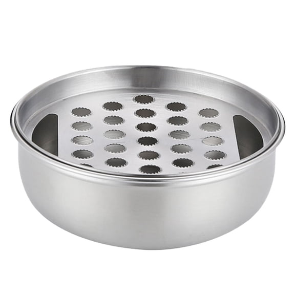 Amosfun Manual Garlic Tool Plated Silver Kitchen Squeezer Easy to Use Home Crusher