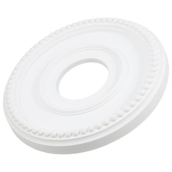 Amosfun Home Lighting Ceiling Medallion Round PU For Interior Designers 1Pack