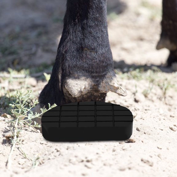 Amosfun Rubber Cattle Hoof Pads Durable Protection for Hoof Care and Abrasion Prevention on Pasture