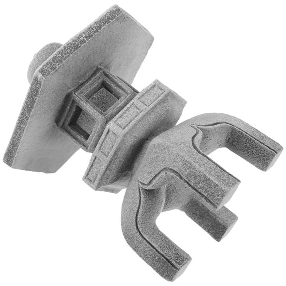 Amosfun Realistic Grey Statue Decor for Tabletop Micro Landscape and Garden