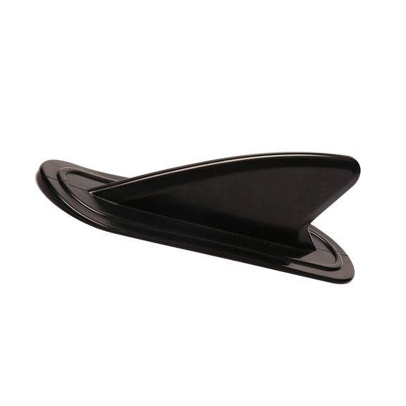 Amosfun Inflatable Boat Tail Rudder Black PVC for Enhanced Direction and Surfboard Performance
