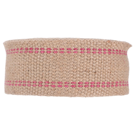 Amosfun Jute String and Webbing Tape Set for Crafting, Projects, and Indoor Use - Natural Fiber Material