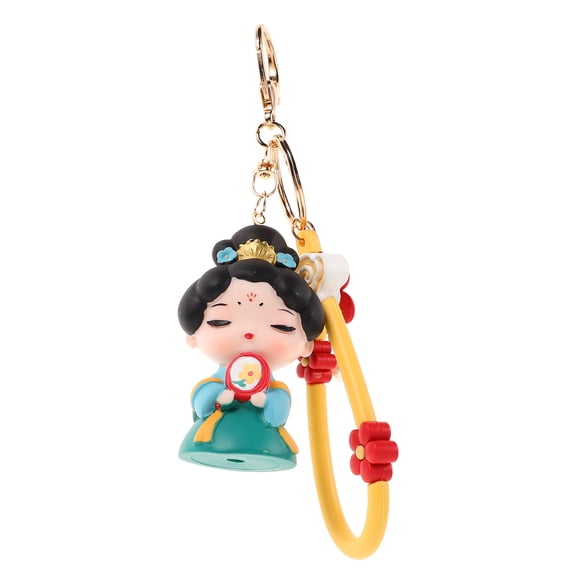 Amosfun Cute Character Keychains Metal 1Pack