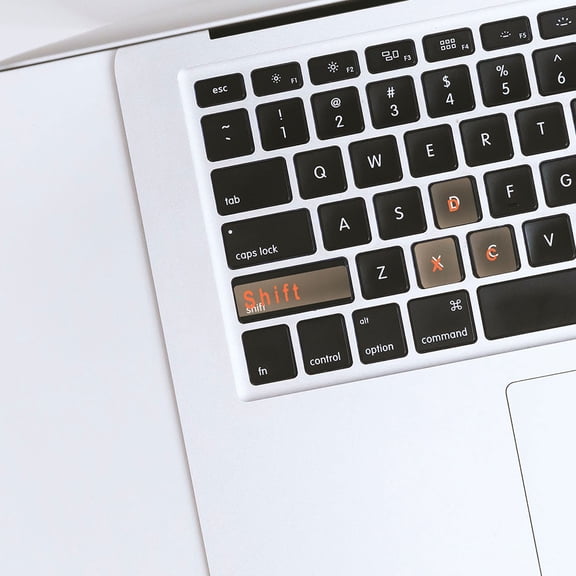 Amosfun Keyboard Stickers English PVC Material Protective Cover for Laptop Desktop