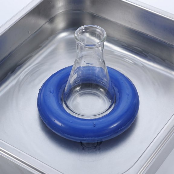 Amosfun Lab Flask Weight Ring Blue PVC Coated for Scientific Equipment Secure Glassware in Water Baths