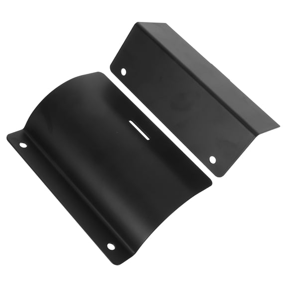 Amosfun Wall Mount Ladder Bracket Heavy Duty Stainless Steel Garage Organizer Black