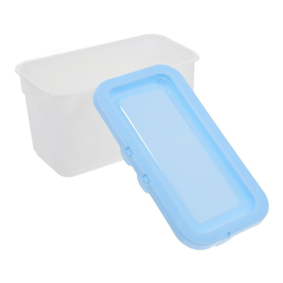 Amosfun Dishwasher Pod Container Storage Box Blue Laundry Pod Dispenser 1Pcs