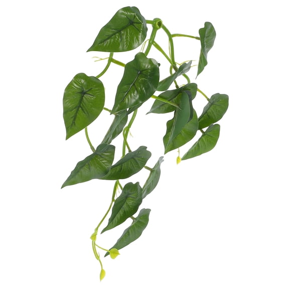 Amosfun Lifelike Reptile Vines Plants with Suction Cups for Turtle and Terrarium Use