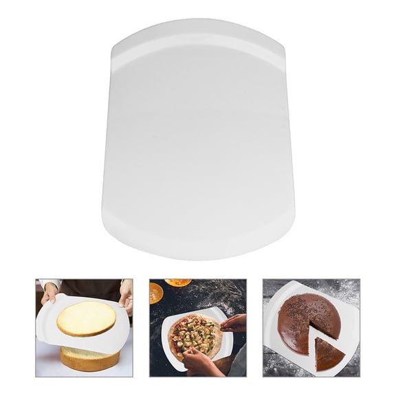 Amosfun Lifting Cookies White Plastic Cake Lifter for Pizzeria Use 1Set