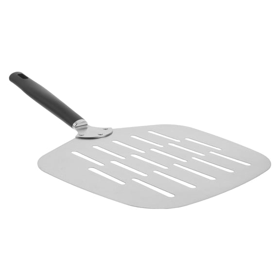 Amosfun Lightweight Stainless Steel Pizza Peel with Perforated Design for Effortless Pizza Transfer