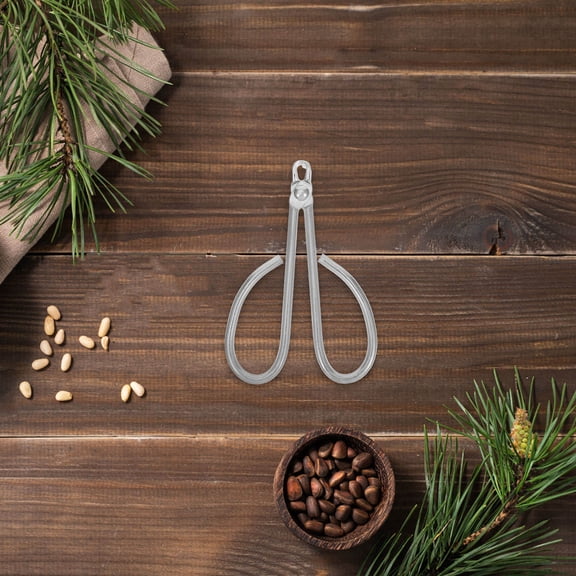 Amosfun Manual Pine Nut Sheller Stainless Steel Nut Opener Tool for Easy Cracking of Walnuts and Chestnuts