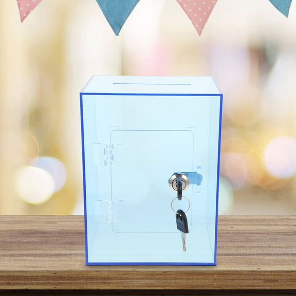 Amosfun Cash Saving Money Box Set for Kids and Adults, Bank for Home and Office