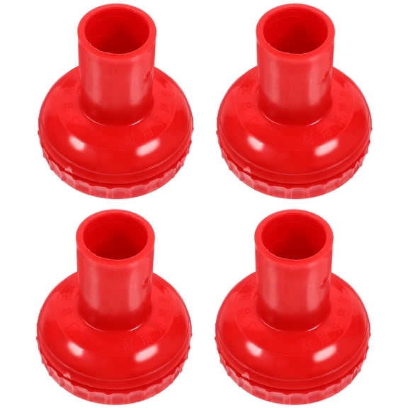 Amosfun Mop Head Refills 4Pcs Red Plastic Square Mop Head Clips for Homeowners