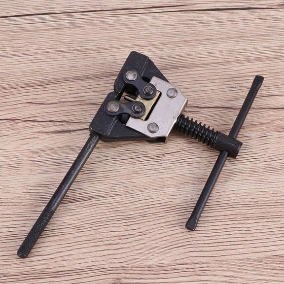 Amosfun Motorcycle Chain Breaker Tool Plated Silver Color with Hardened Press Pin for Chain Repair