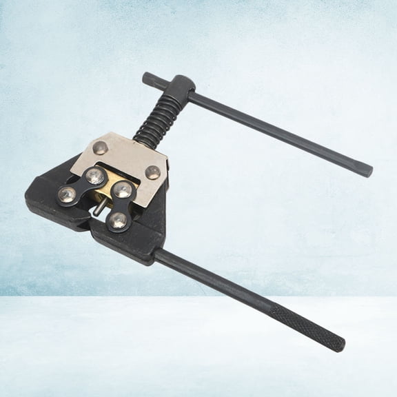 Amosfun Motorcycle Chain Riveting Tool Metal Black 1Pcs for Reducing Tool Load