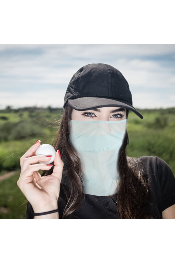 Light Green Nylon Breathable Face for Outdoor Sports, Running, Hiking, and Leisure Activities