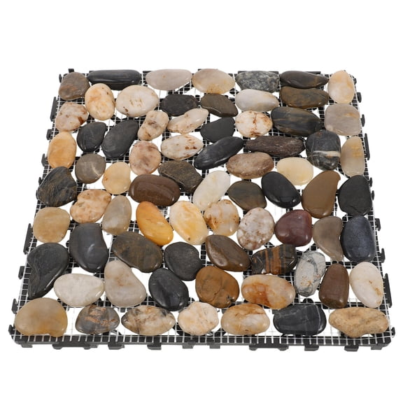 Amosfun Natural Look Outdoor Stepping Stones for Yard and Patio with Durable Construction