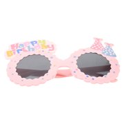 Amosfun Birthday Party Glasses Pink Sunglasses with Uv Protection and Stylish Look