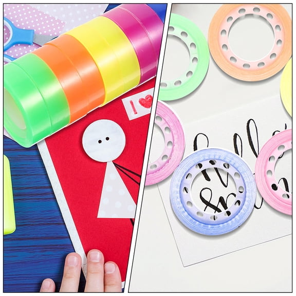 Amosfun 24 Rolls Clear Office Tape Rolls Easy to Cut and Fit Standard Tape Dispensers