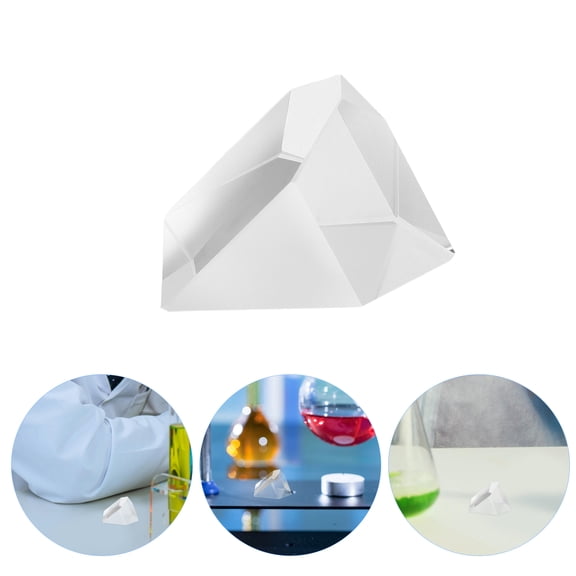Amosfun Optical Glass Prism for Physics Teaching High Precision Quartz Material for Science Experiments