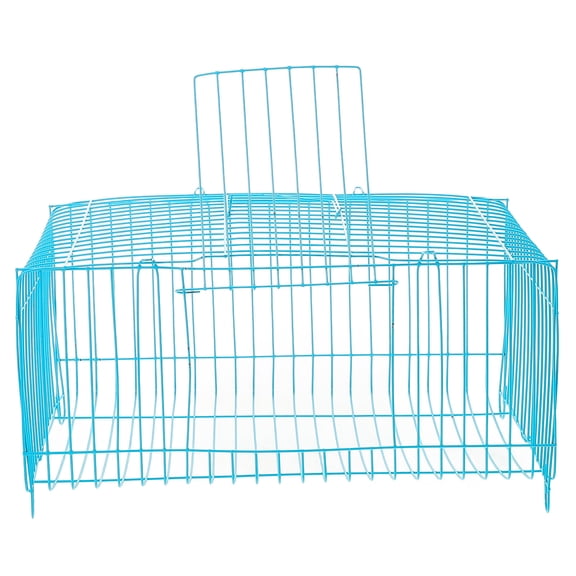 Amosfun Outdoor Portable Wire Bird Cage for Parrots with Ample Space and Secure Frame