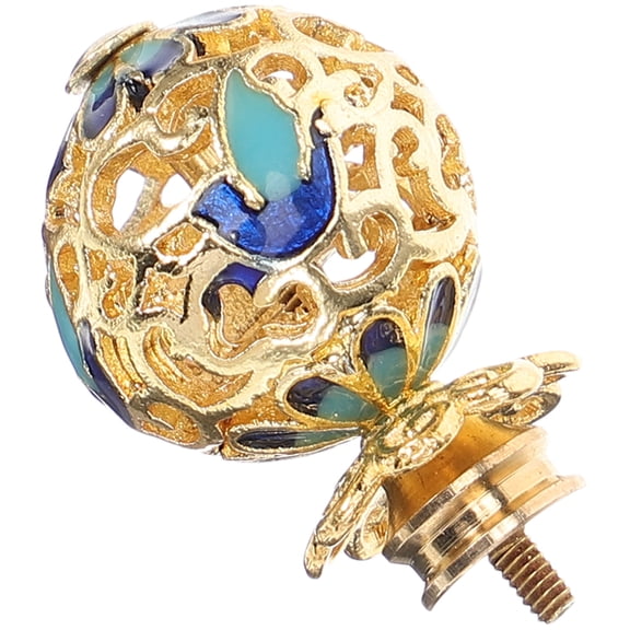 Amosfun Elegant Golden Kettle Lid Knob Metal Cover Handle for Teapot Kitchen Supplies