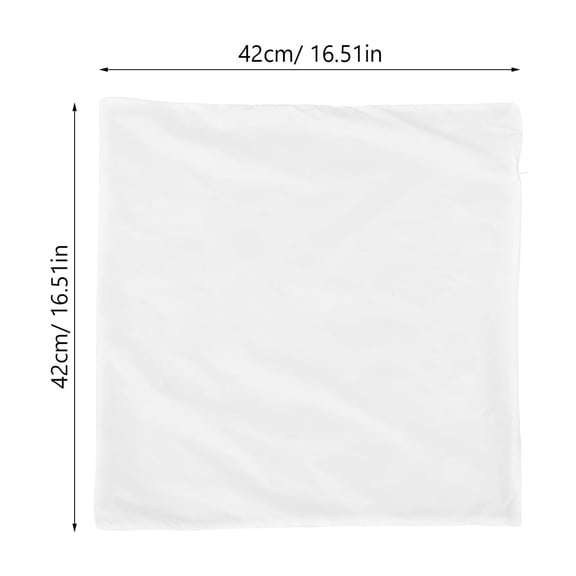 Amosfun White Polyester Pillow Liner, Single Cushion Cover with Simple Design for Home Decor and Sofa Accessories