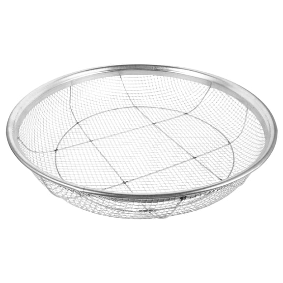 Amosfun Heavy-Duty Garden Soil Sifter Pan with Metal Mesh for Rock, Sand, Gravel Screening and Sifting