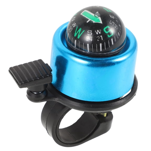 Amosfun Portable Blue Bike Bell with Sturdy Build for Mountain and Folding Bikes