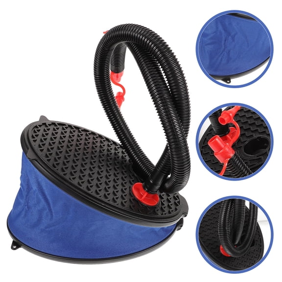 Amosfun Portable Foot Pump for Bike and Inflatables Assorted Color Wear Resistant Plastic Air Mattress Pump