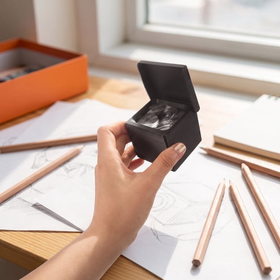 Amosfun Portable Handheld Optical Viewfinder for Precise Framing and Drawing in Black