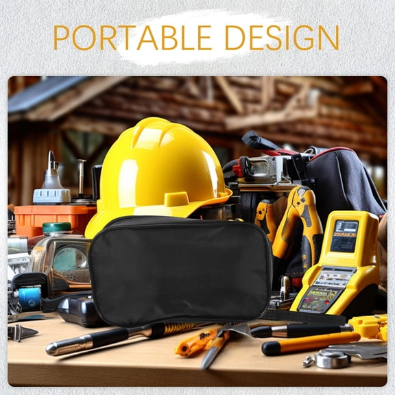 Amosfun Portable Tool Bag Organizer Black Multimeter Carrying Case with Protection