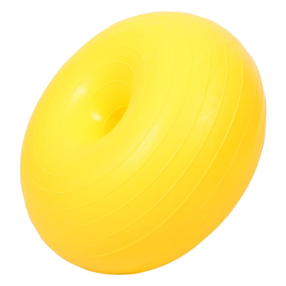 Amosfun Portable Yoga Ball with PVC Material for Core Endurance and Muscle Sculpting Yellow