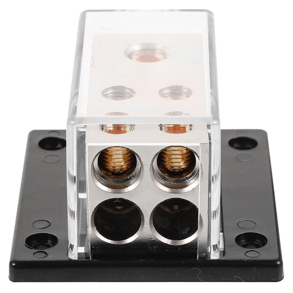 Amosfun Distribution Block Car Audio Ground Distributor Block Plastic 1Pcs