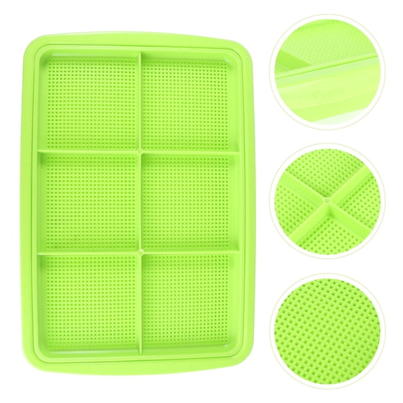 Amosfun Seed Starter Tray with Dense Small Holes for Easy Rooting, Sprouting, and Growth