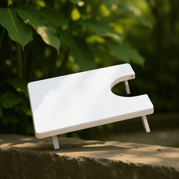 Amosfun Rectangular Sewing Extended Table Sewing Machine Extension Board White Smooth Surface for Sewing Projects 1Pcs