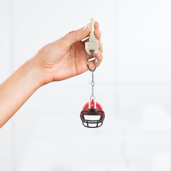 Amosfun Attractive Red Football Keychain with Smooth Finish for Bag Pendant and Accessories