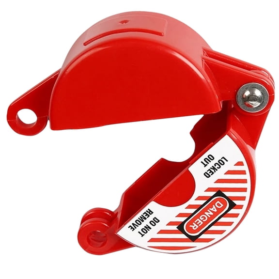 Amosfun Red Industrial Gate Valve Lock for Propane Tanks and Outdoor Water Faucets