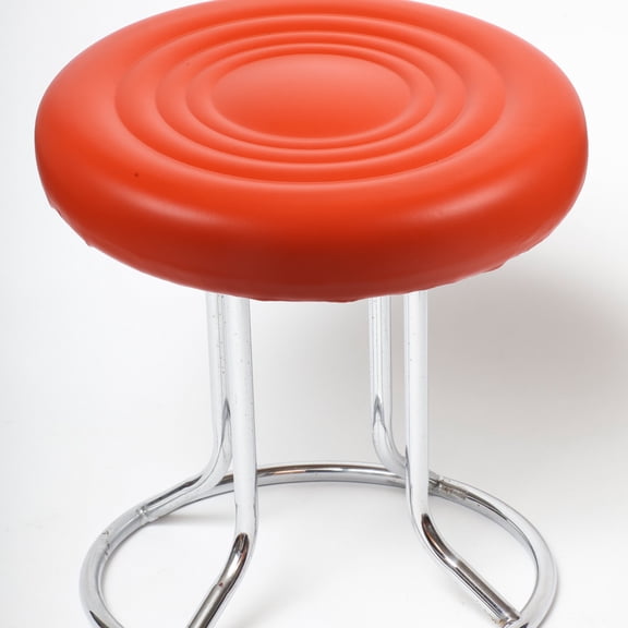 Amosfun Red PU Bar Stool Replacement Seat Cushion with Soft Sponge Padding for Comfortable Home Seating