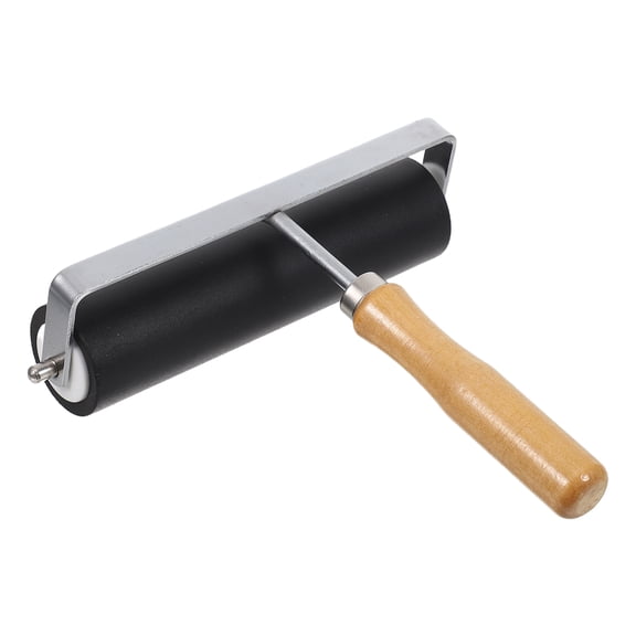 Amosfun Multi-Color Rubber Roller for Printmaking with Ergonomic Handle, Perfect for Ink Printing and Craft Projects