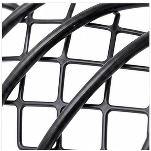 Amosfun Shellfish Rake Black Carbon Steel with Net Design and Wooden Handle for Beach Digging Tool