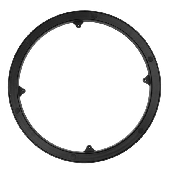 Amosfun Silent Black Plastic Rotating Turntable Base for Home Serving Tray and Dining Table Use