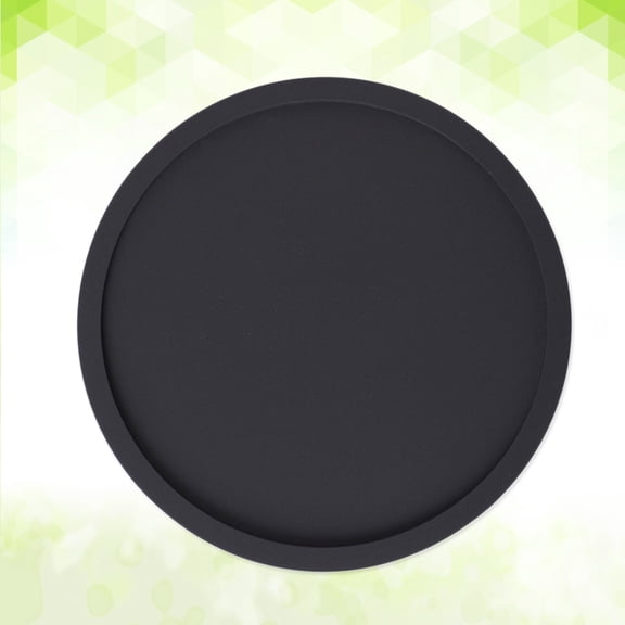 Amosfun Black Silicone Mat Waterproof Non Slip Insulation Cup Coaster