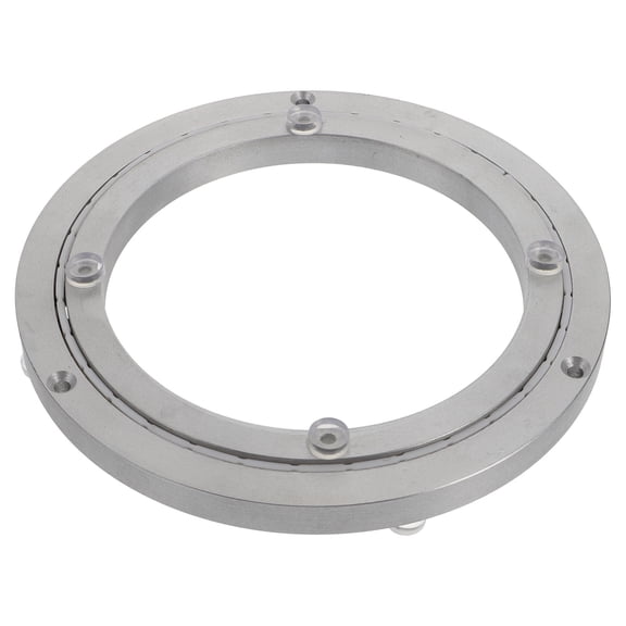 Amosfun Smart Rotating Aluminum Alloy Round Plate with Silent Stable Swivel Bearing for Smooth 360-Degree Rotation