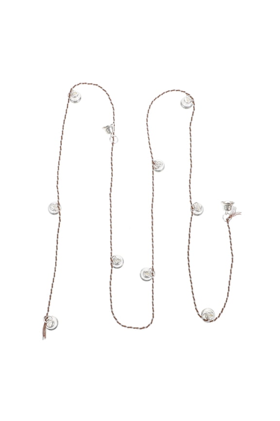 Outdoor Silver Courtyard Bell Pendant Hanging Decoration for Home and Party