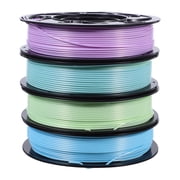 Amosfun Smooth Printing 3D Filament Bundle 1.75mm Pla Material for Craft Projects and Ornament Design