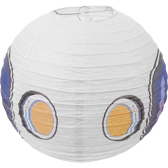 Amosfun Space Theme Paper Lanterns Hanging Decorations with Metal Frame Lightweight Design